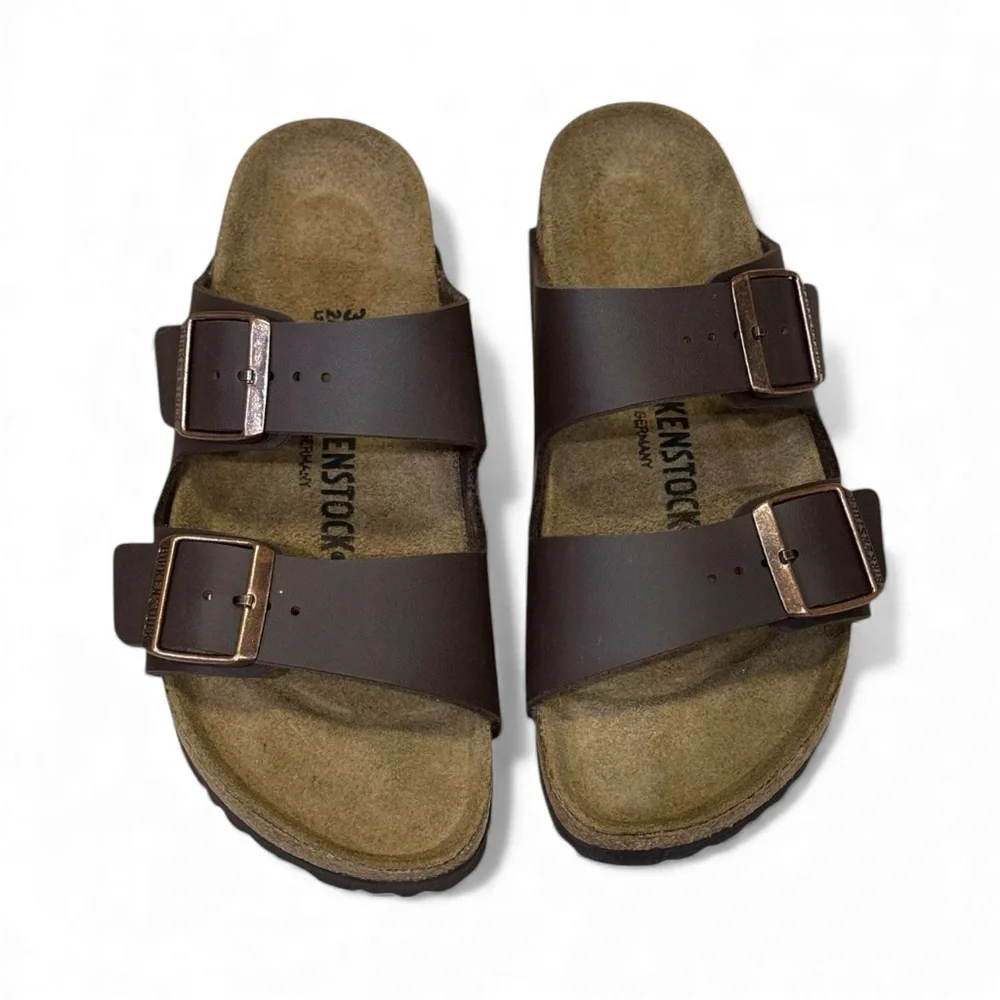 Birkenstock Birko-Flor Dark Brown Sandals